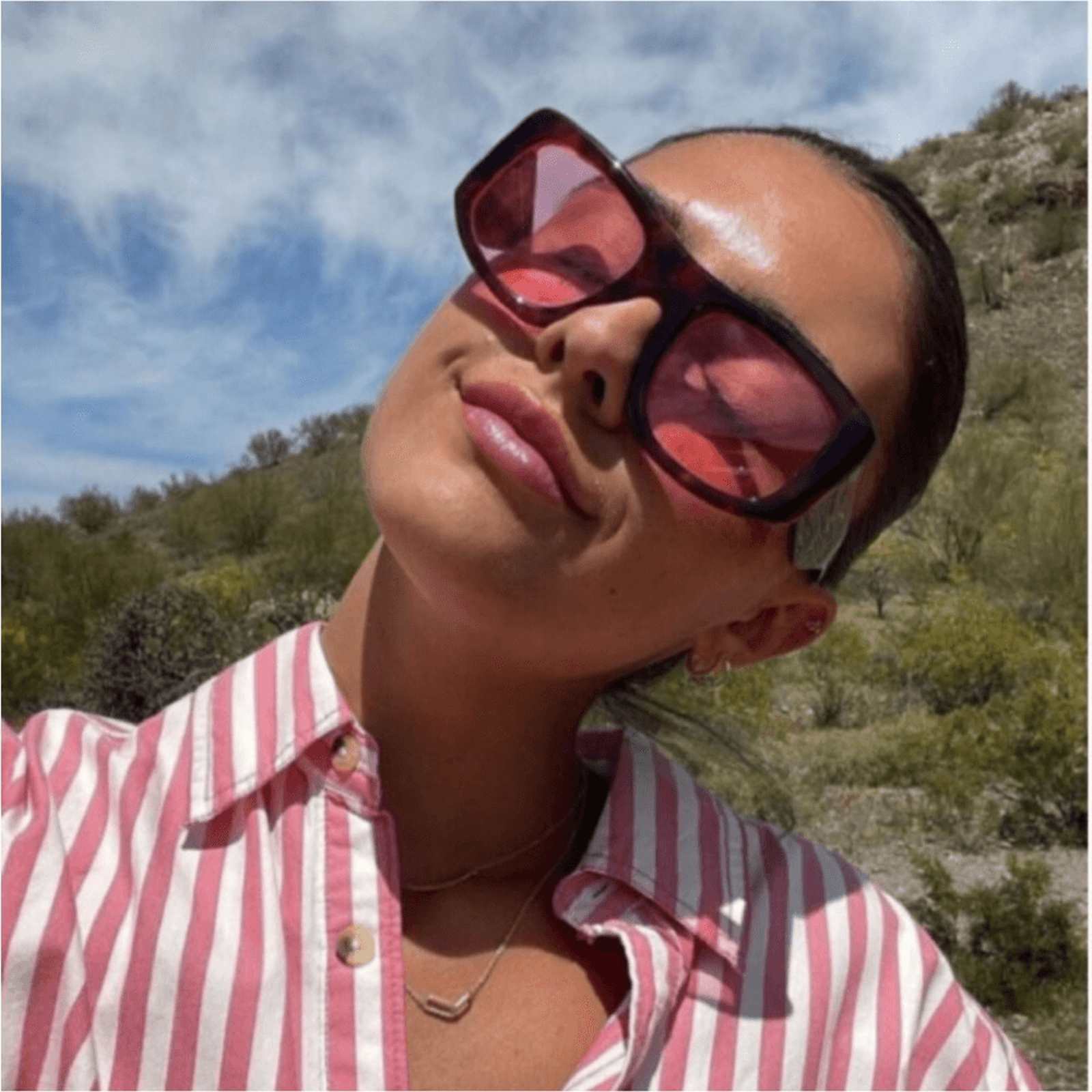 New! Rare Uniform Pink N Tortoise Shell Sunglasses With Pink Lenses